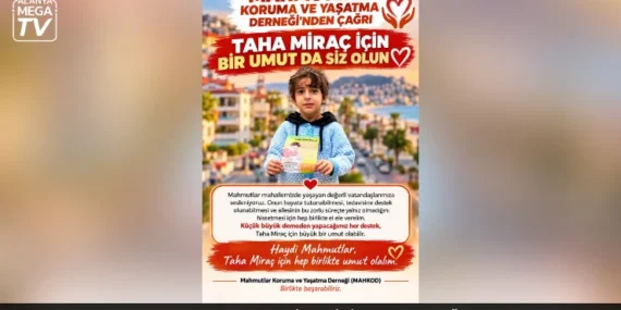 MAHKOD’dan Taha Miraç için destek çağrısı
