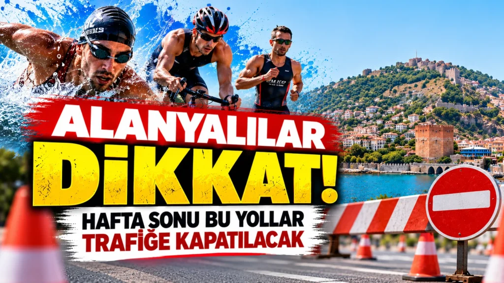 Alanyalılar dikkat! Hafta sonu bu yollar trafiğe kapatılacak - Mega TV Alanyalılar dikkat! Hafta sonu bu yollar trafiğe kapatılacak