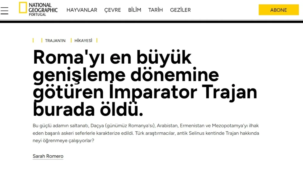 ALKÜ’nün Selinus araştırmaları National Geographic’in gündeminde - Mega TV Ekran goruntusu 2026 10 09 090940 - Mega TV
