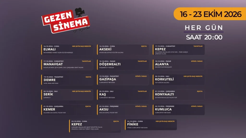 Altın Portakal’da Gezen Sinema heyecanı - Mega TV Altın Portakal’da Gezen Sinema heyecanı