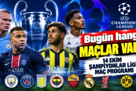 Sampiyonlar Ligi Mac Programi - Mega TV