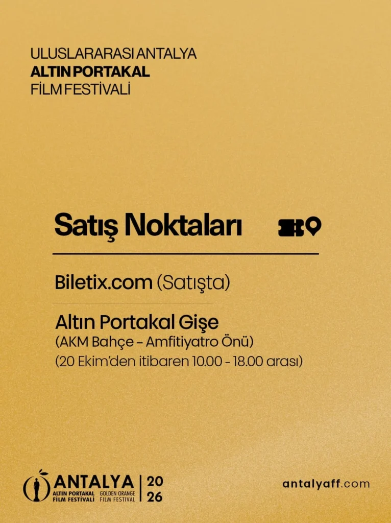 63. Antalya Altın Portakal Film Festivali biletleri satışta - Mega TV Satis Noktalari - Mega TV