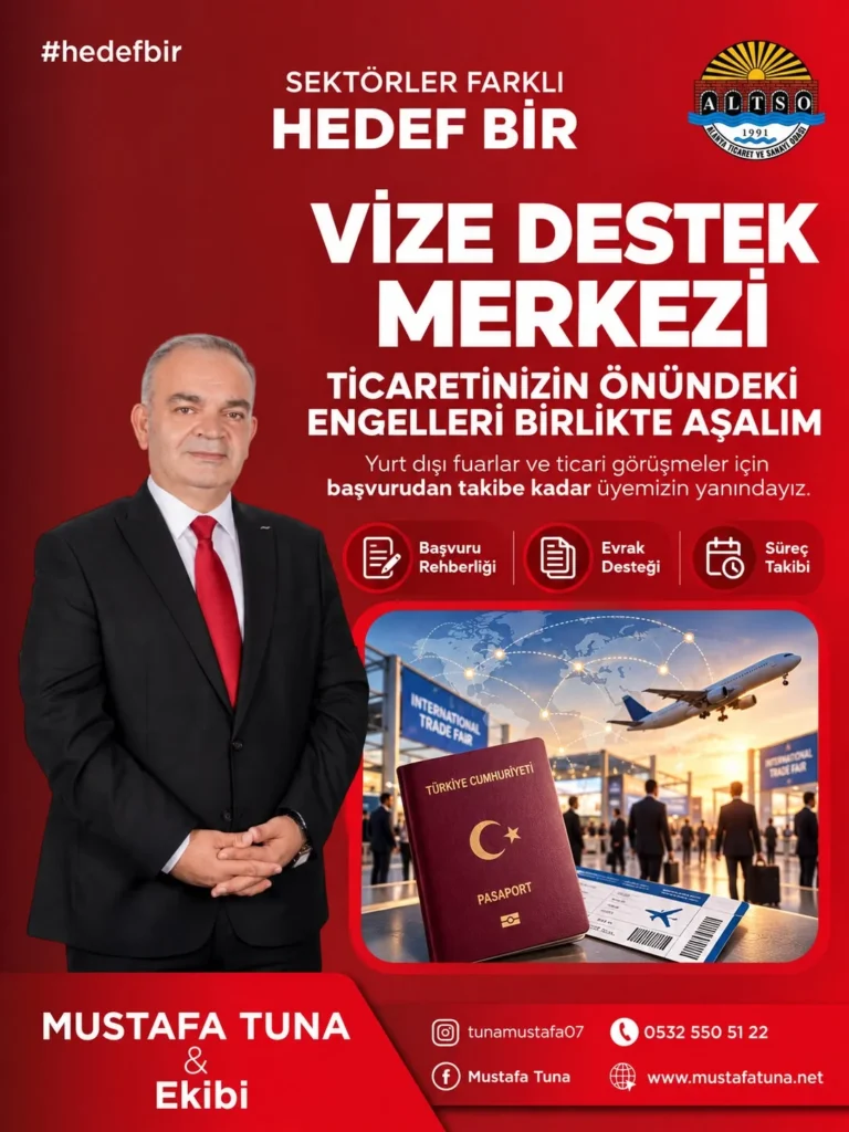 Mustafa Tuna: Üyemizin ticareti vize engeline takılmasın - Mega TV Mustafa Tuna: Üyemizin ticareti vize engeline takılmasın