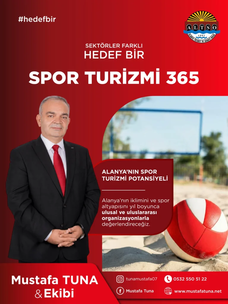 Mustafa Tuna: “Alanya’da sezon bitse de ticaret bitmemeli” - Mega TV Mustafa Tuna: “Alanya’da sezon bitse de ticaret bitmemeli”