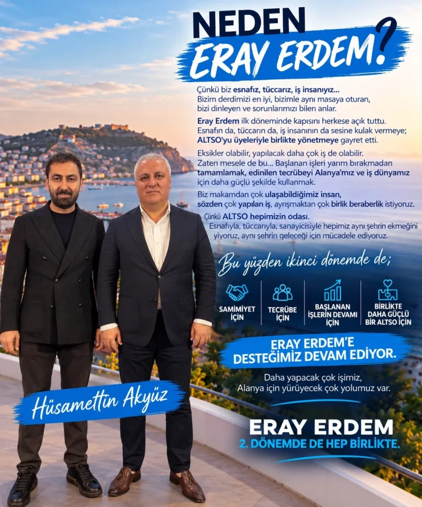 Hüsamettin Akyüz’den Eray Erdem’e destek - Mega TV Hüsamettin Akyüz’den Eray Erdem’e destek