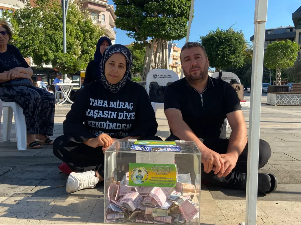 Taha Miraç için annesi açlık grevinde