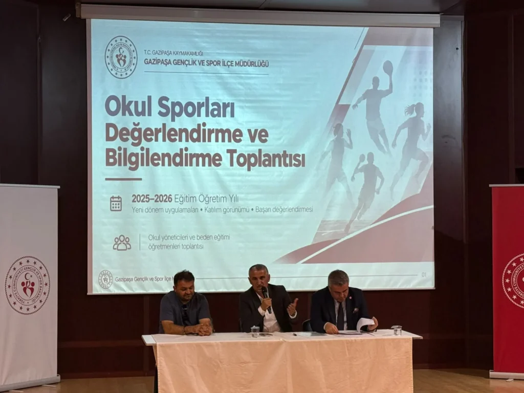 Gazipaşa’da okul sporları için yeni dönem planlaması - Mega TV Gazipaşa’da okul sporları için yeni dönem planlaması